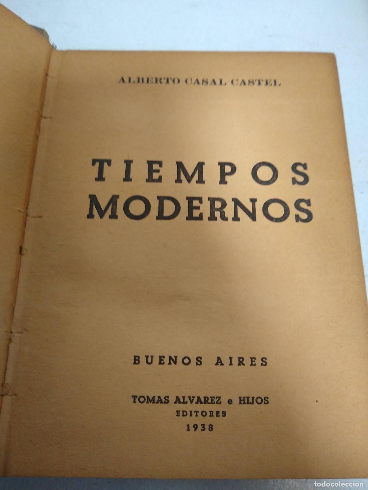 Libros: Tiempos modernos - Alberto Casal Castel - Foto 1