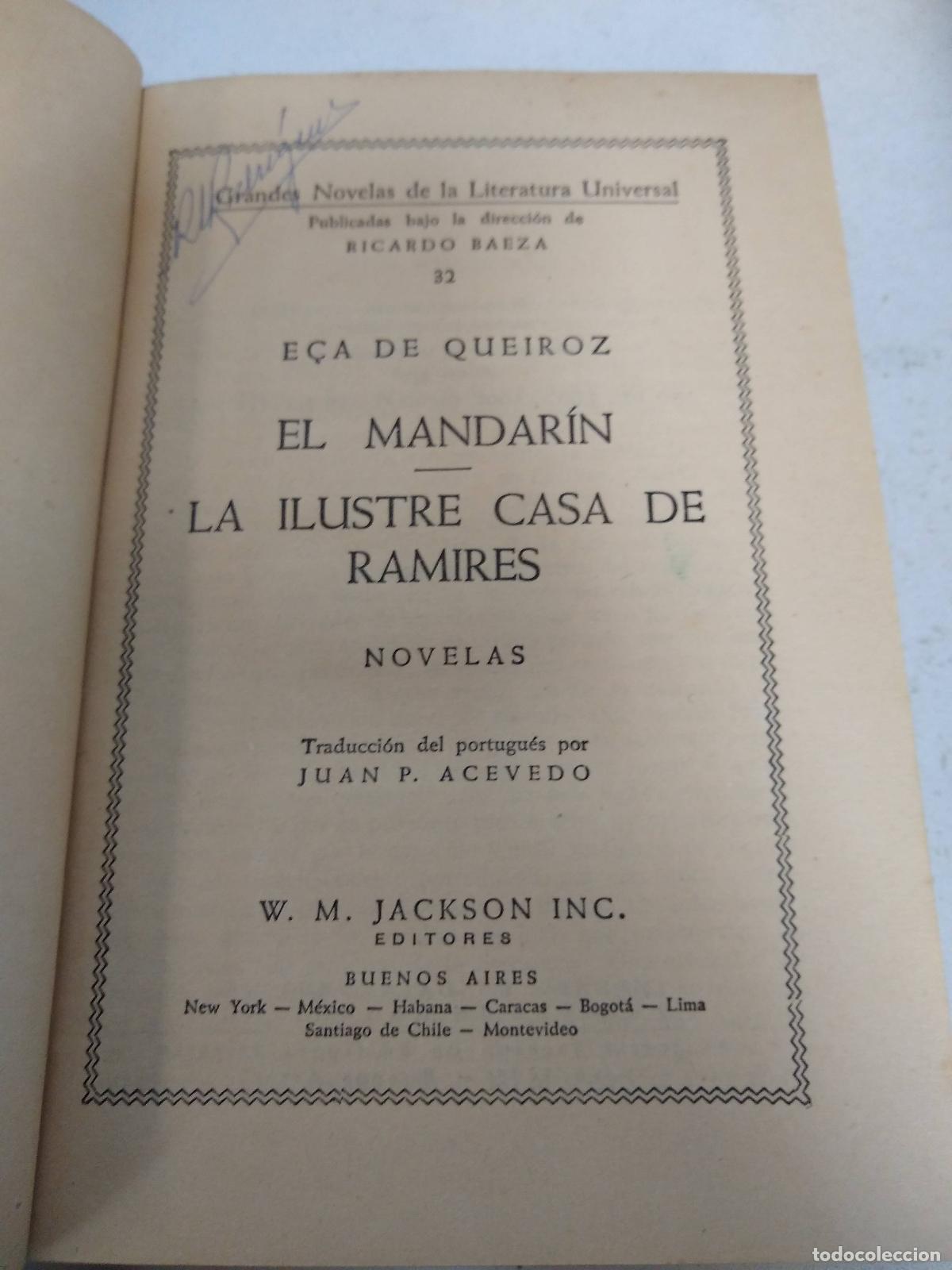 Libros: Eca de queiroz el mandarin y la ilustre casa de ramirez - Eca de Queiroz - Foto 1
