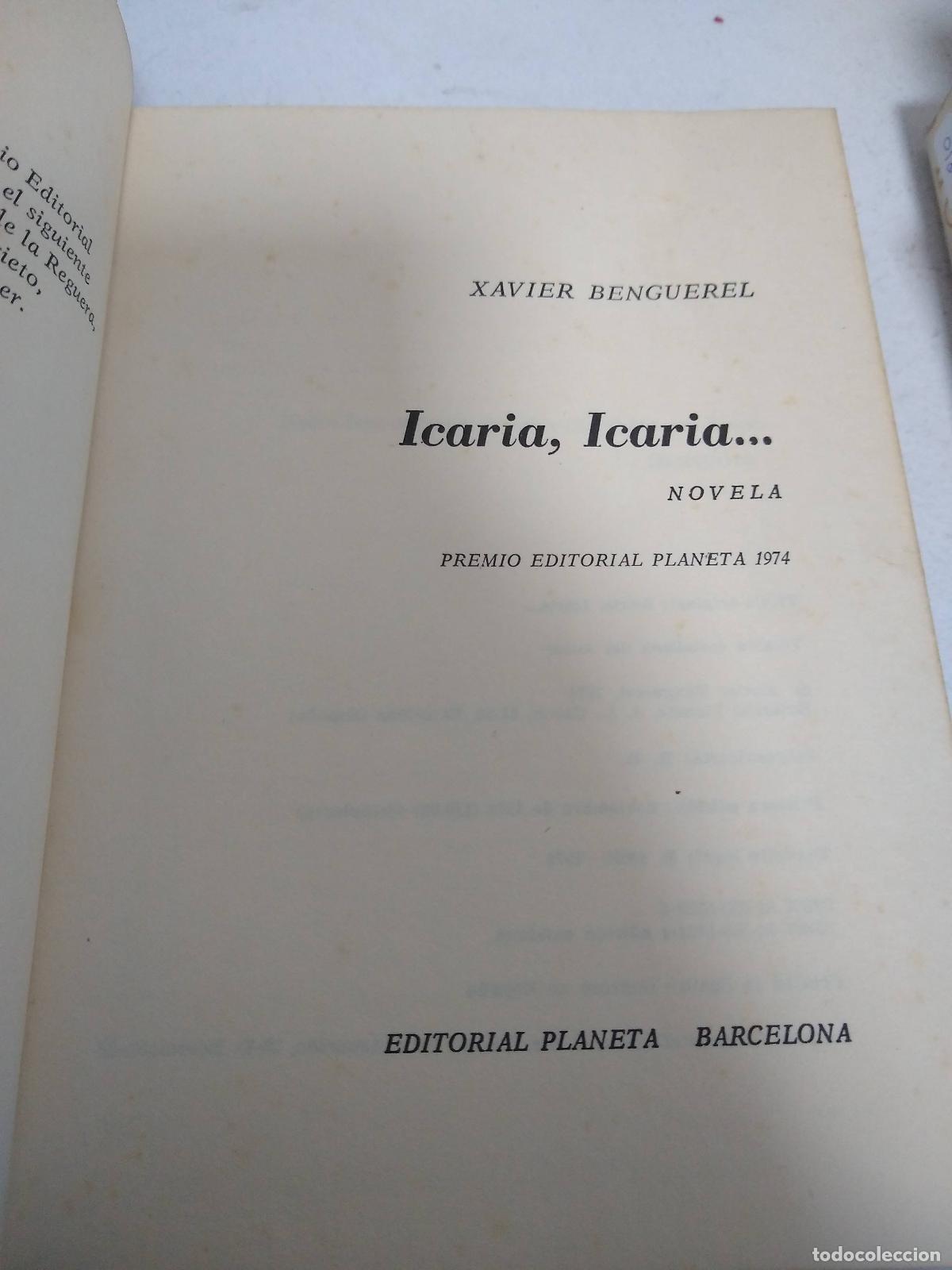 Libros: Icaria, Icaria. - Benguerel - Foto 1