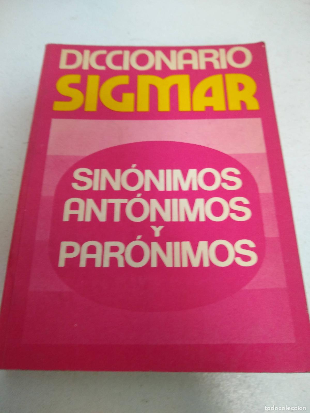 Libros: Diccionario Sigmar Sinonimos Antonimos - Sigmar - Foto 1