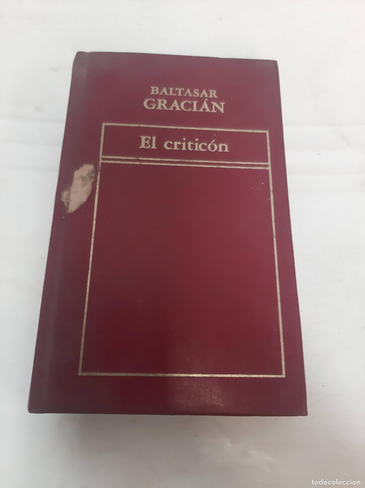 Libros: EL CRITICON - GRACIAN BALTASAR - Foto 1