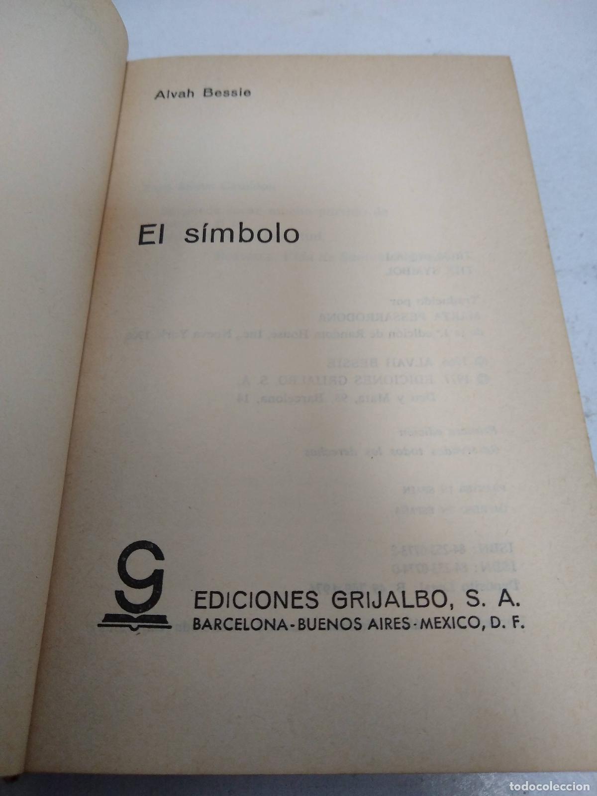 Libros: El simbolo - Bessie - Foto 1