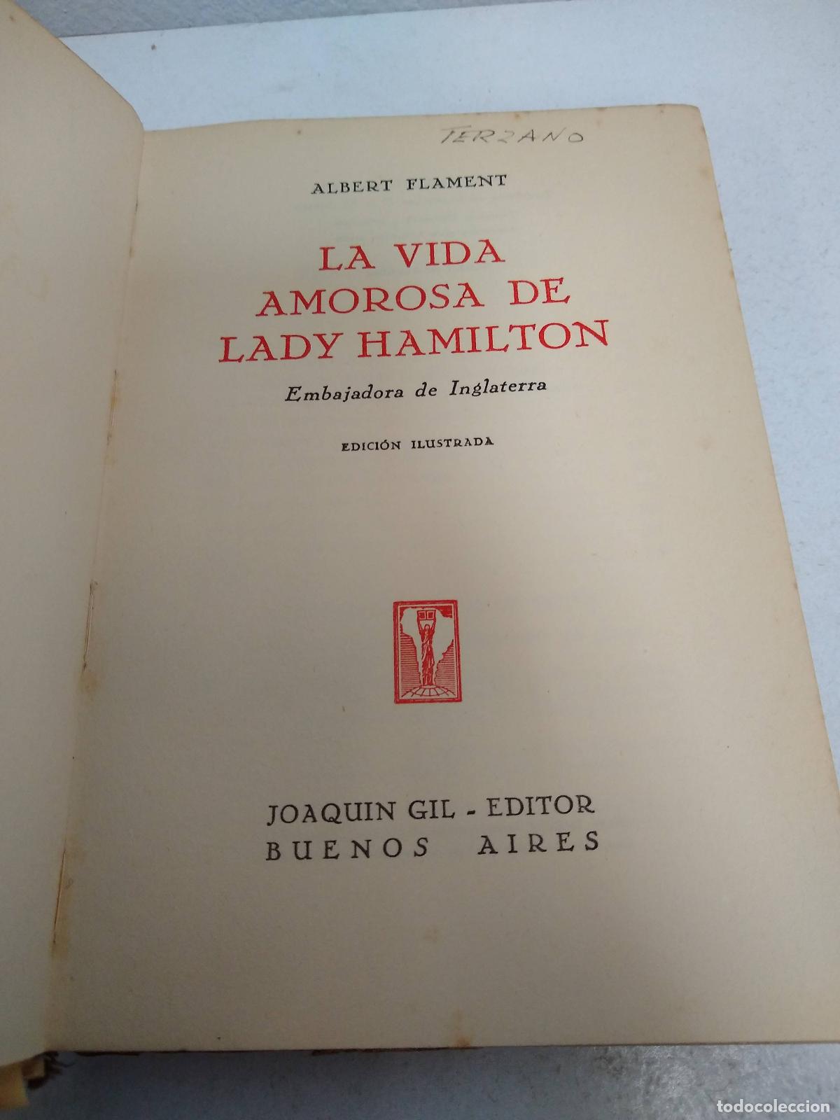 Libri di seconda mano: La vida amorosa de Lady Hamilton - Albert Flament
