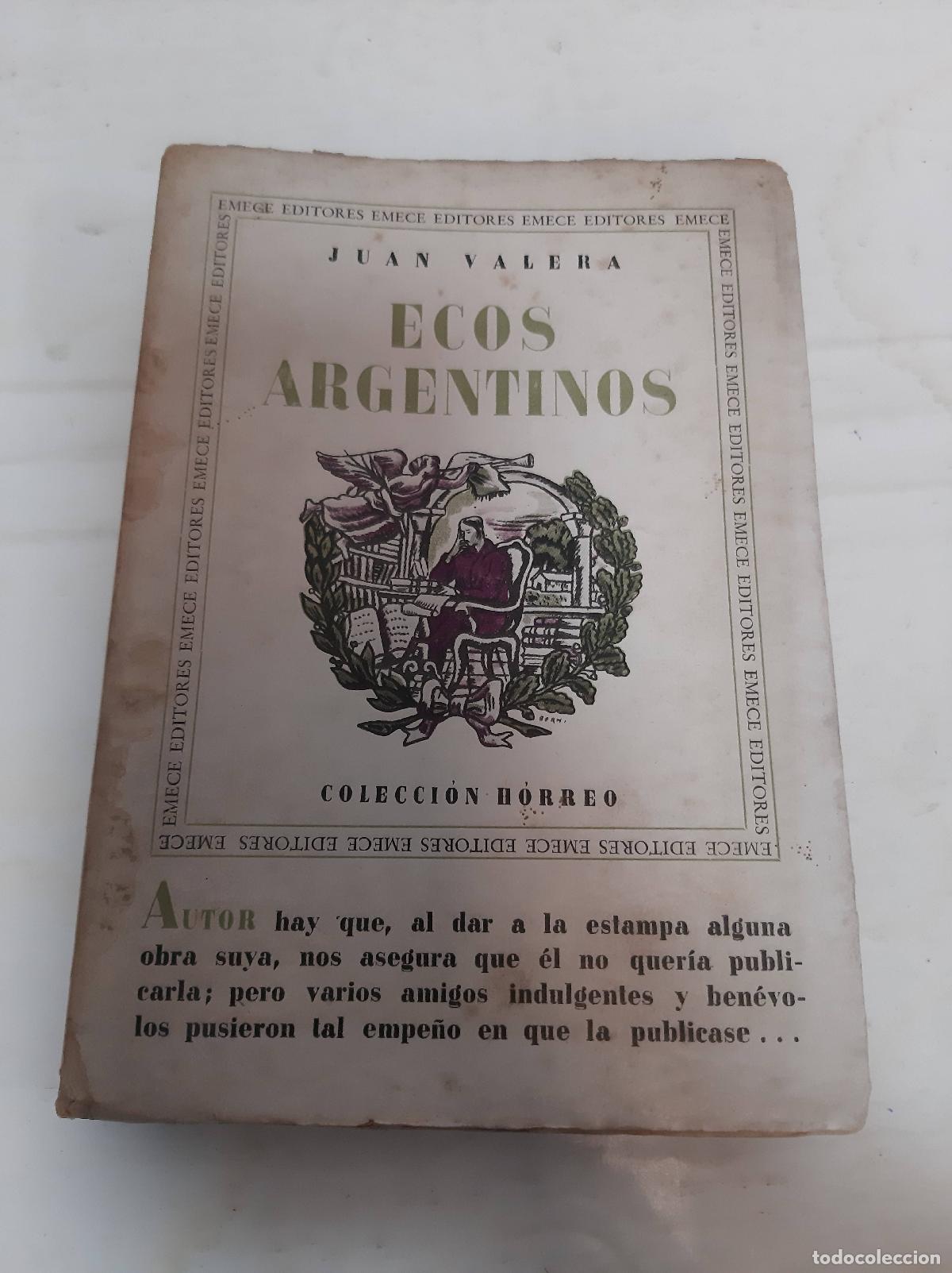 Libros: ecos argentinos - Juan Varela - Foto 1