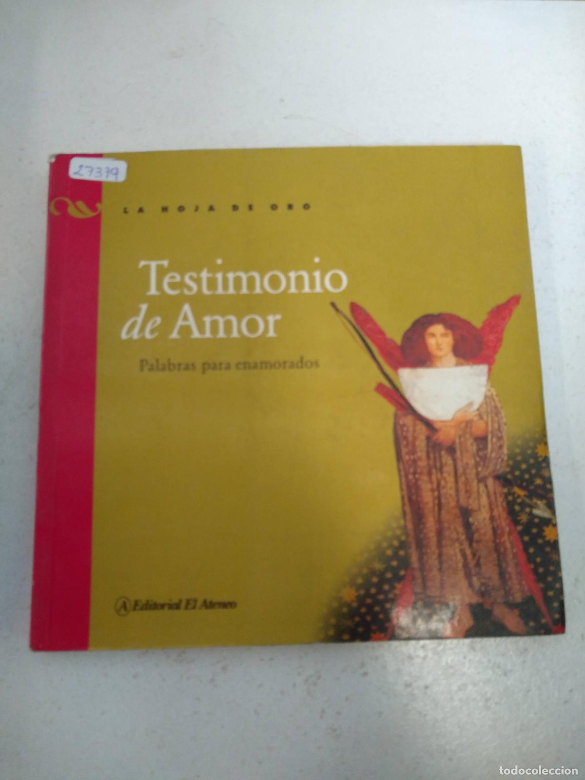 Libros: Testimonio De Amor - Saltzmann, Julia - Foto 1