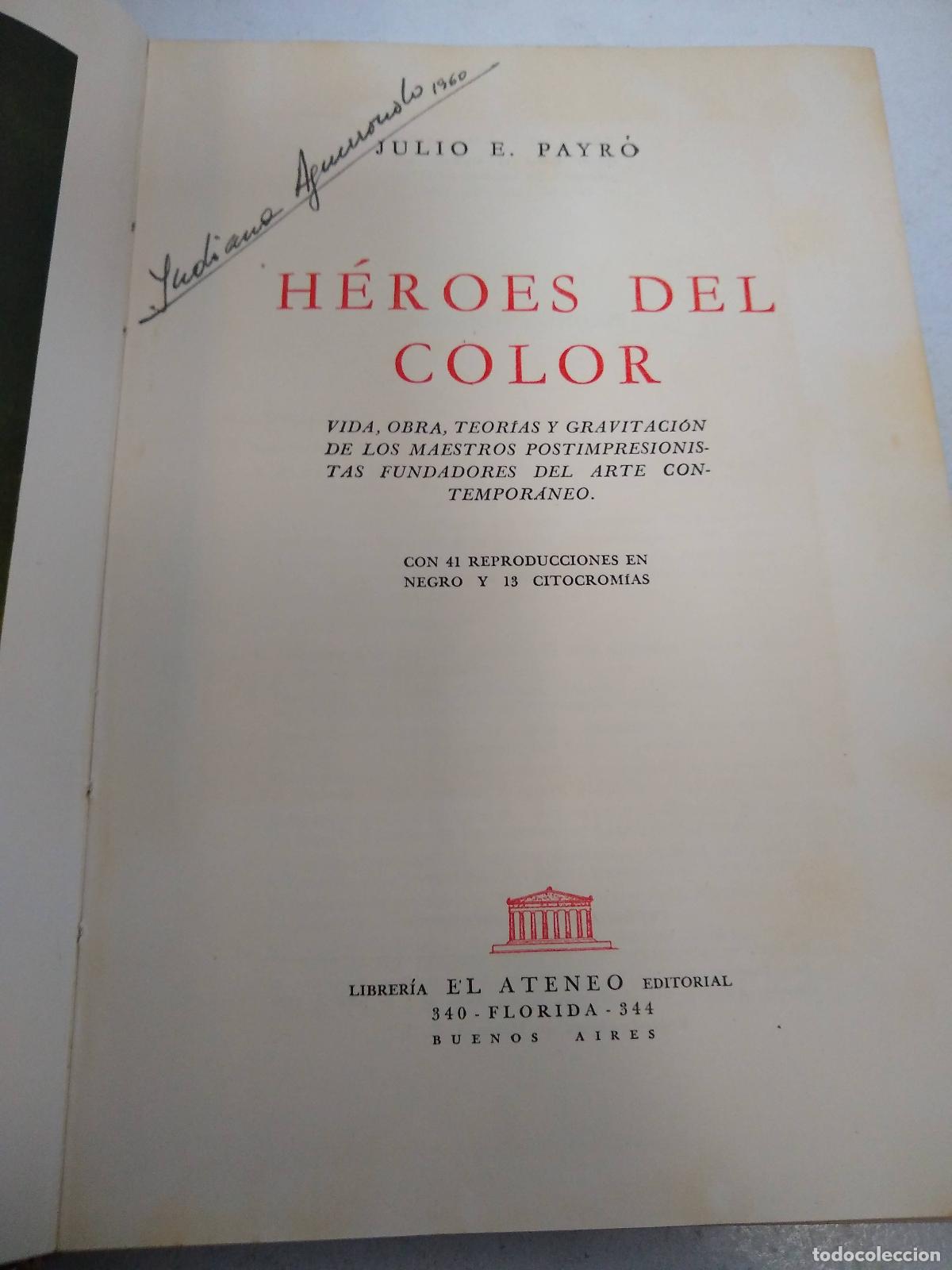 Libri di seconda mano: heroes del color - Julio Payro