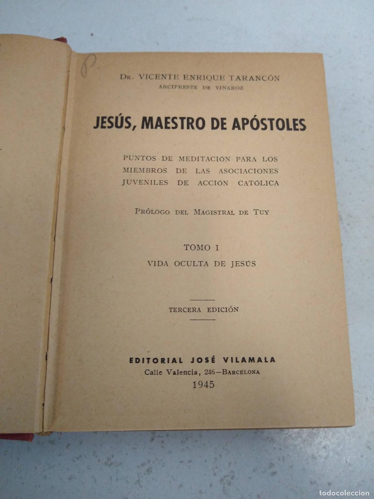 B&uuml;cher: Jes&uacute;s, Maestro de Ap&oacute;stoles - TARANC&Oacute;N, Vicente E.: