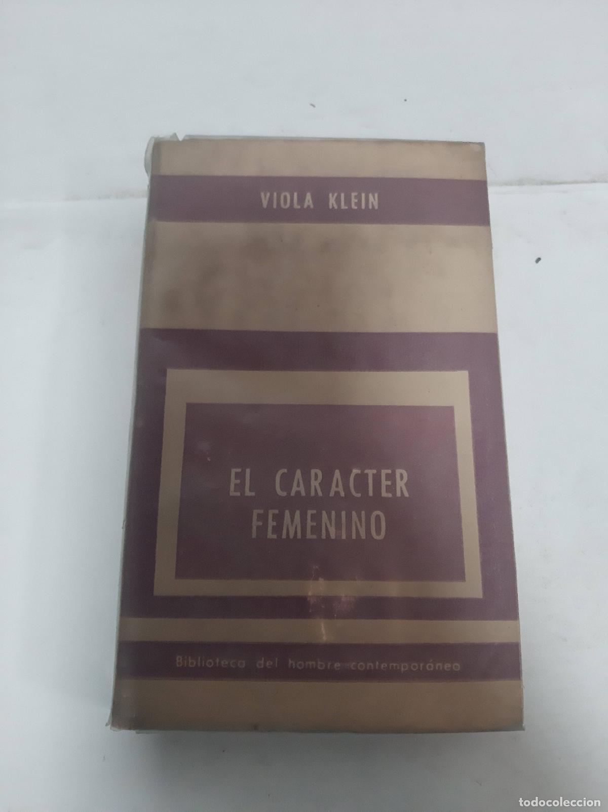Libros: el caracter femenino - Klein, Viola - Foto 1