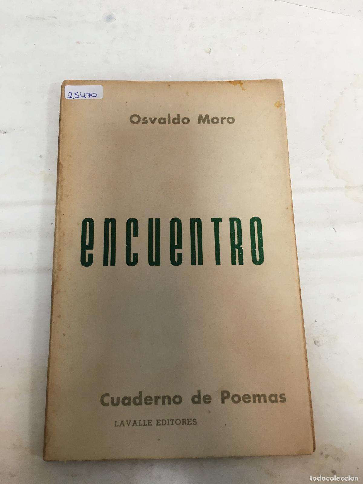 Libri di seconda mano: Encuentro - Moro, Osvaldo