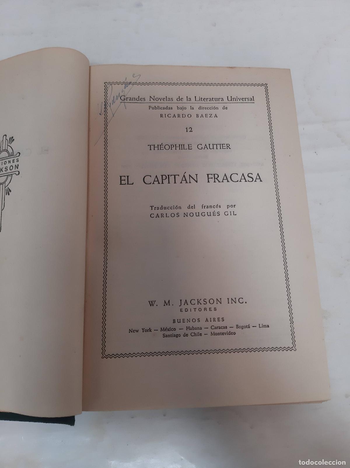 Libros: El capitan fracasa - Gautier, Teofilo - Foto 1
