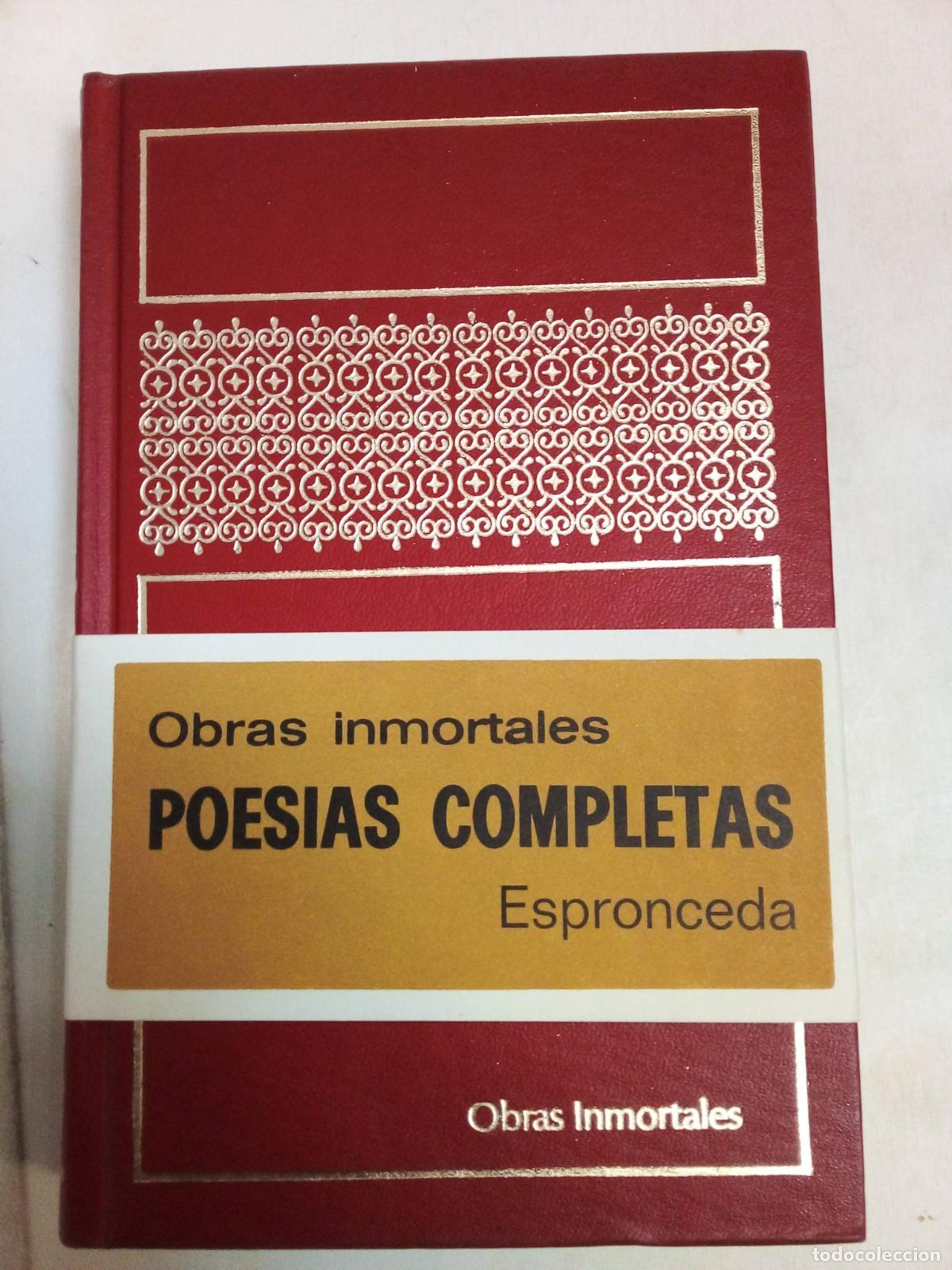 Libros: Poes&iacute;as Completas - Jos&eacute; De Espronceda - Foto 1