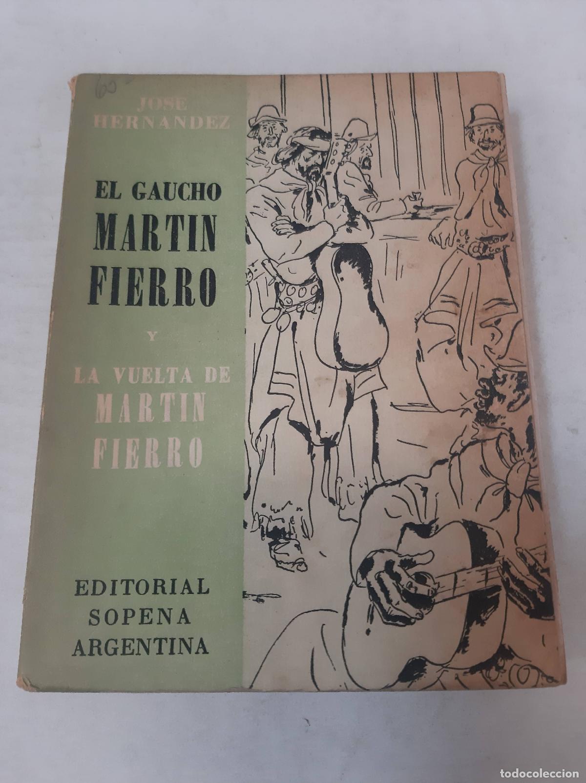 Libros: Mart&iacute;n Fierro - Jos&eacute; Hern&aacute;ndez - Foto 1