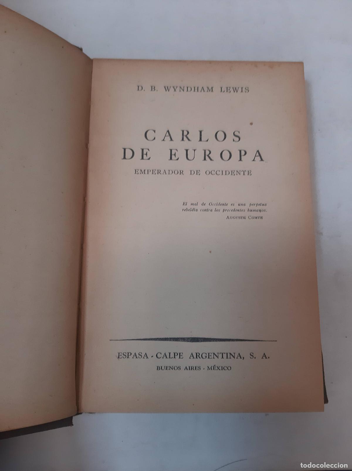 Libri di seconda mano: Carlos De Europa - D.B. Wyndham Lewis