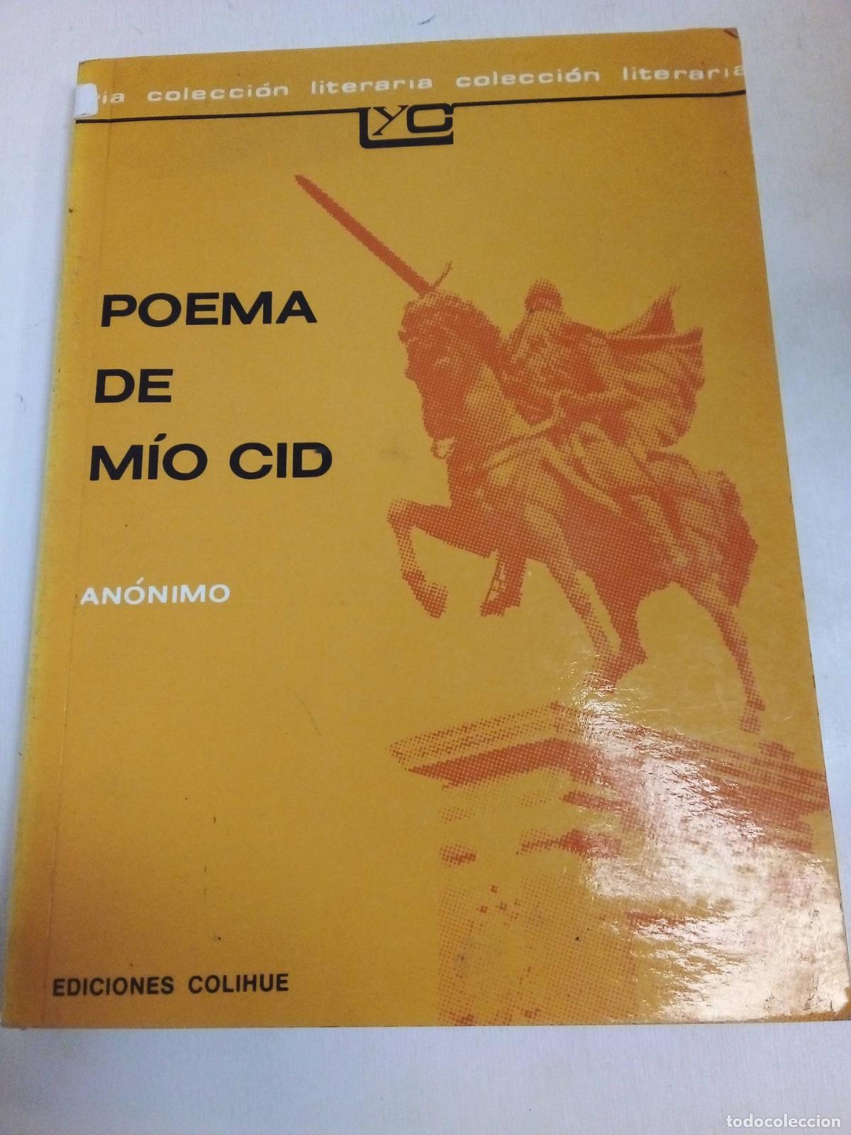 Libros: Poema De Mio Cid - Anonimo - Foto 1