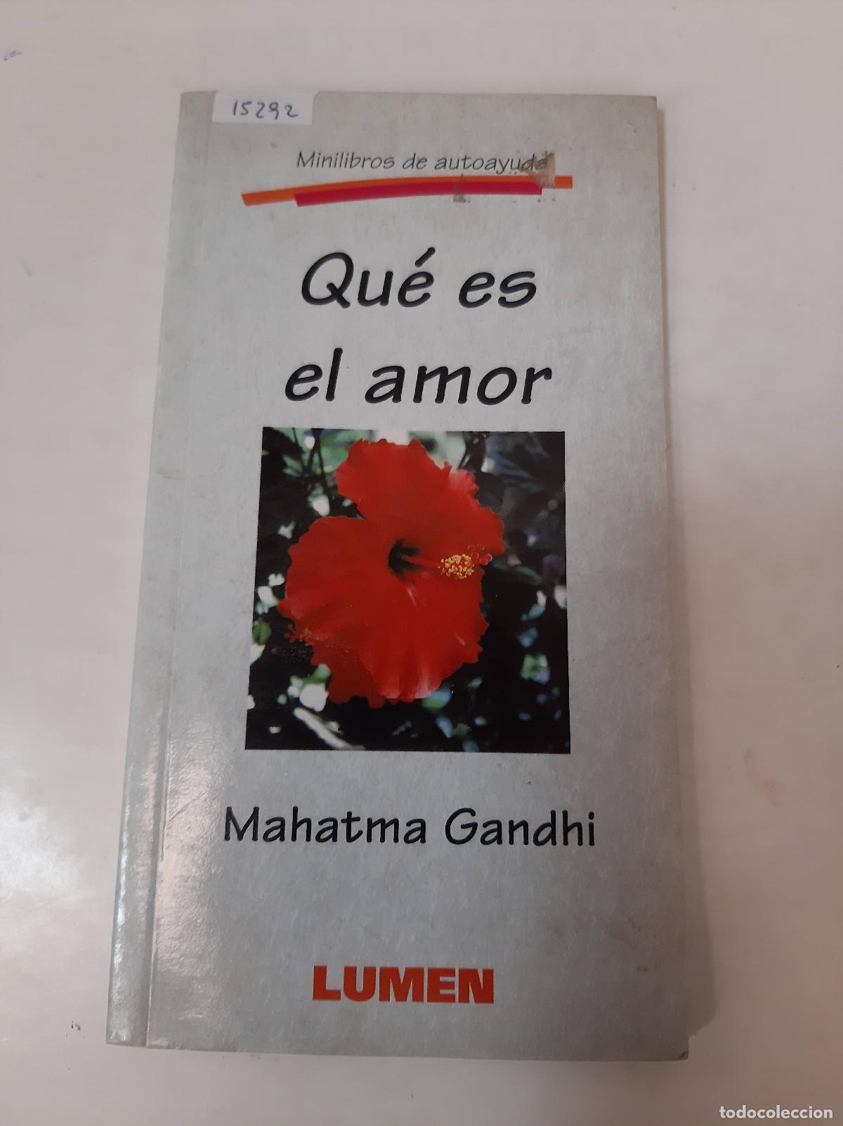 Libros: Que Es El Amor - Mahatma Gandhi - Foto 1
