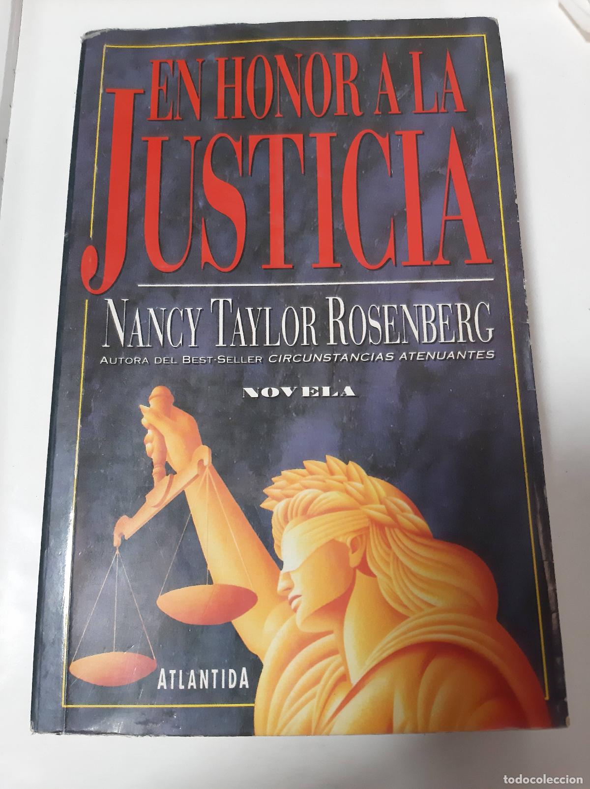 Libros: En Honor A La Justicia - Nancy Taylor Rosenberg - Foto 1