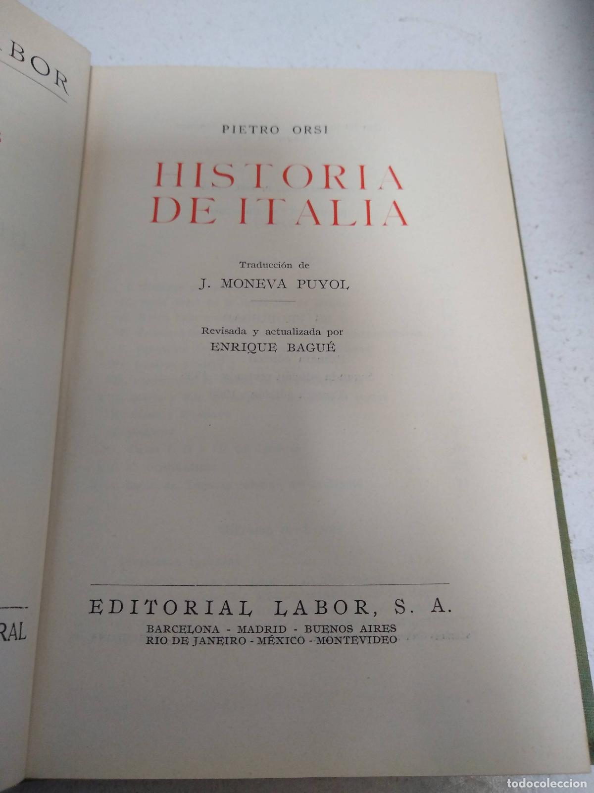 Libros: Historia de italia - Pietro Orsi - Foto 1