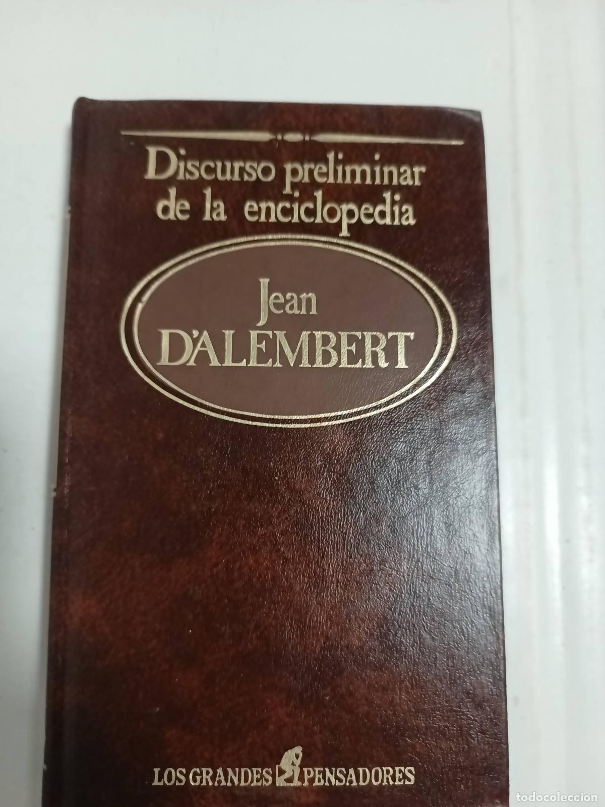 Libros: Discurso preliminar en la enciclopedia - Jean Dalambert - Foto 1