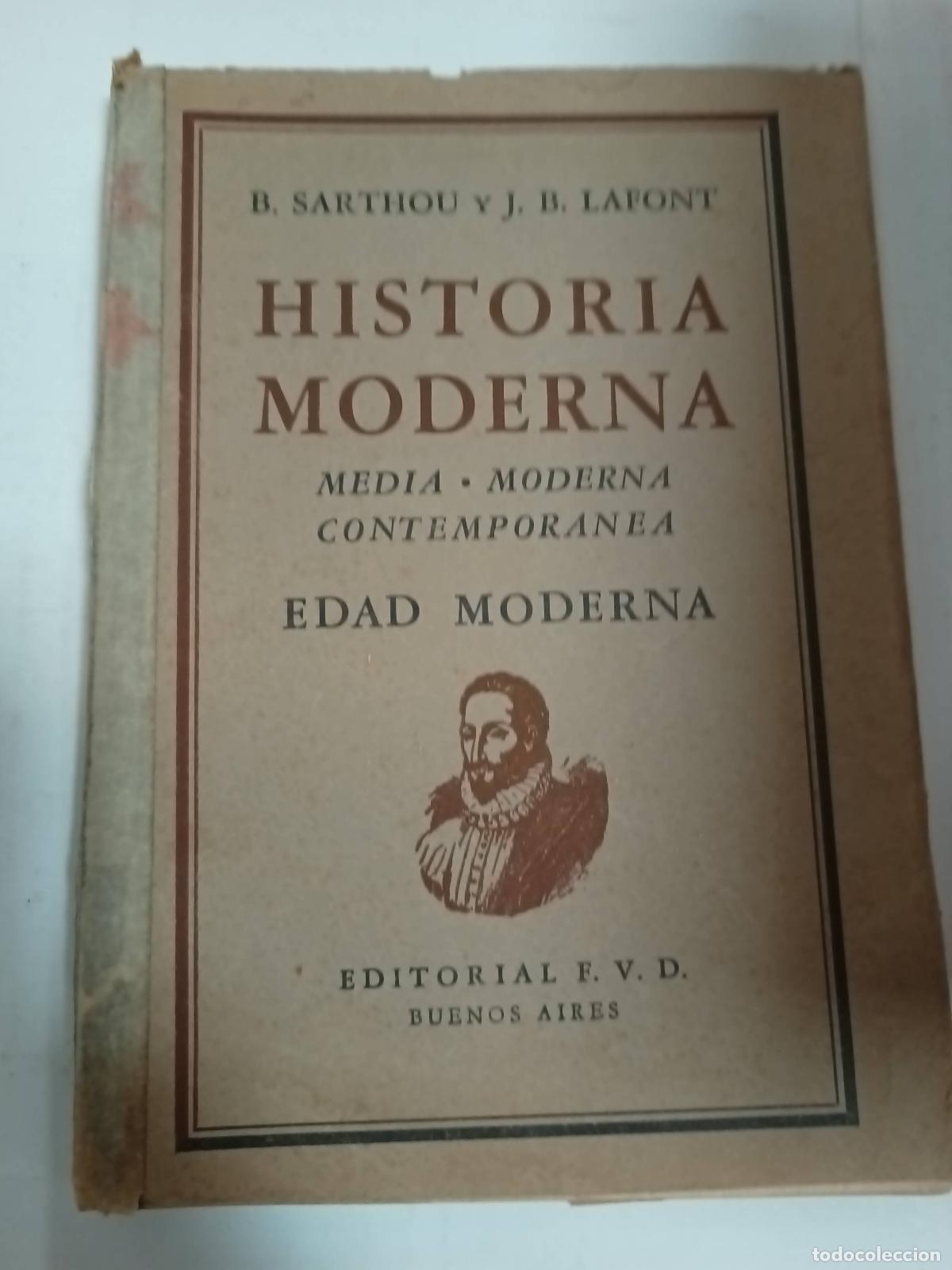 Libros: Historia moderna. Edad moderna - Sarthou y Lafont - Foto 1