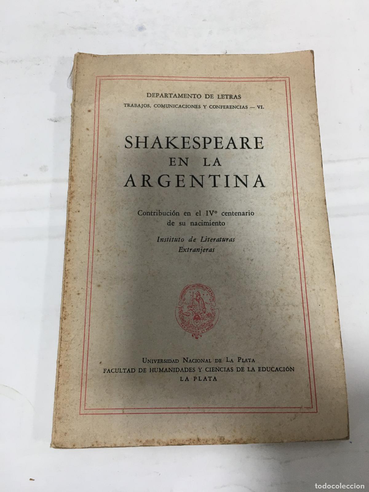 Libros: Shakespeare en la argentina - Varios autores - Foto 1