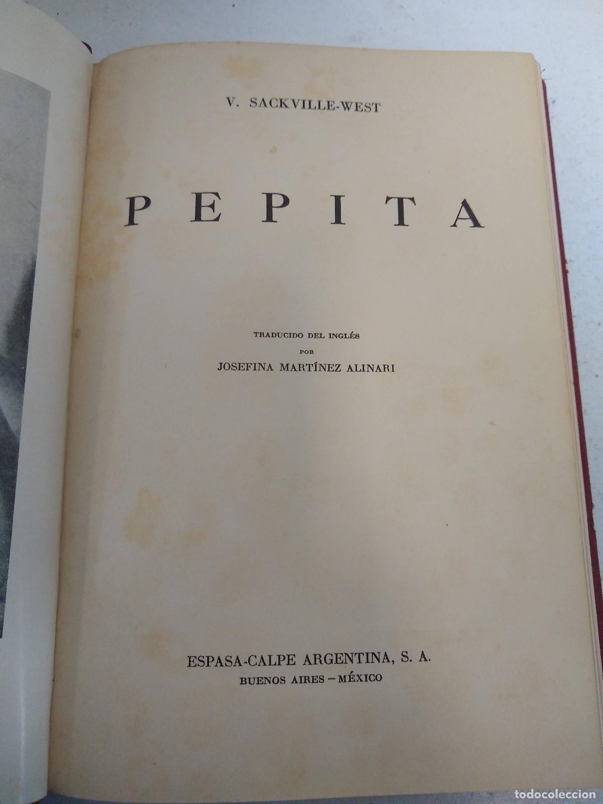 Libros: Pepita - V. Sackville West - Foto 1