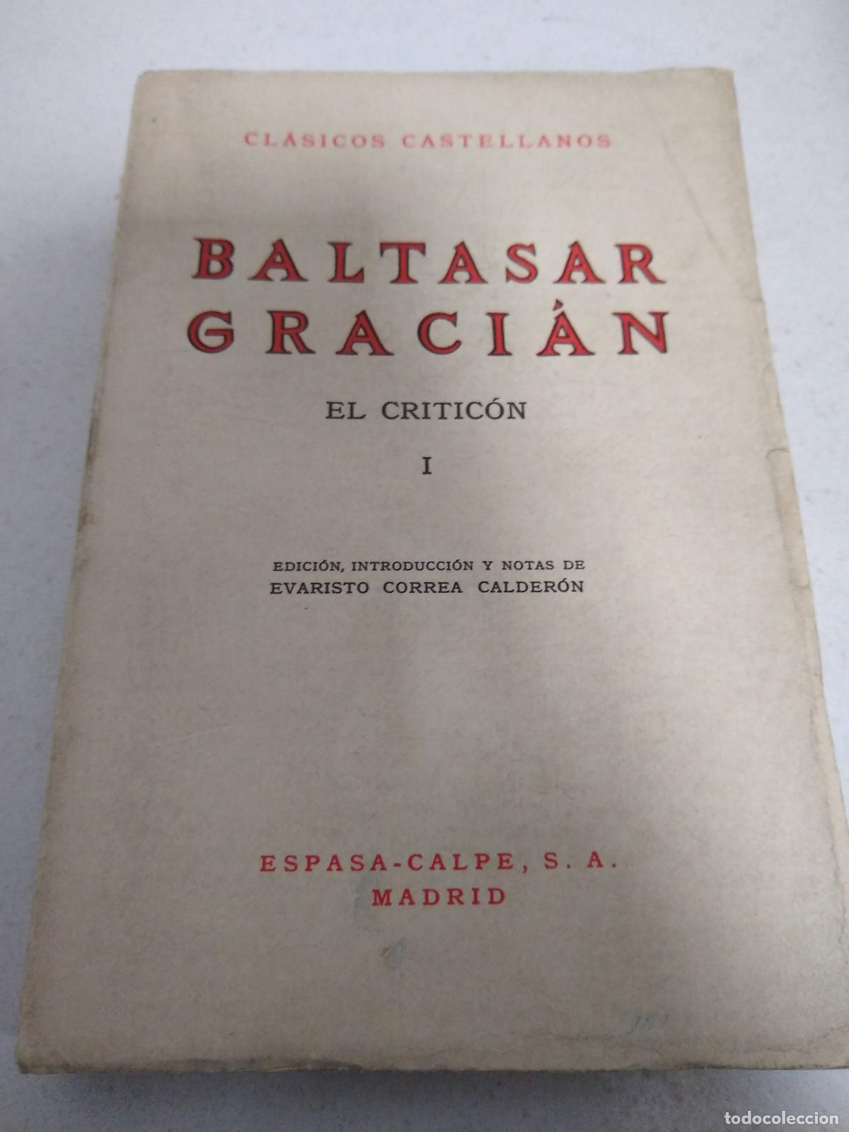 Libros: Baltasar Gracian: El Criticon (Volume 1-3) - Calderon, E.C. (ed) - Foto 1