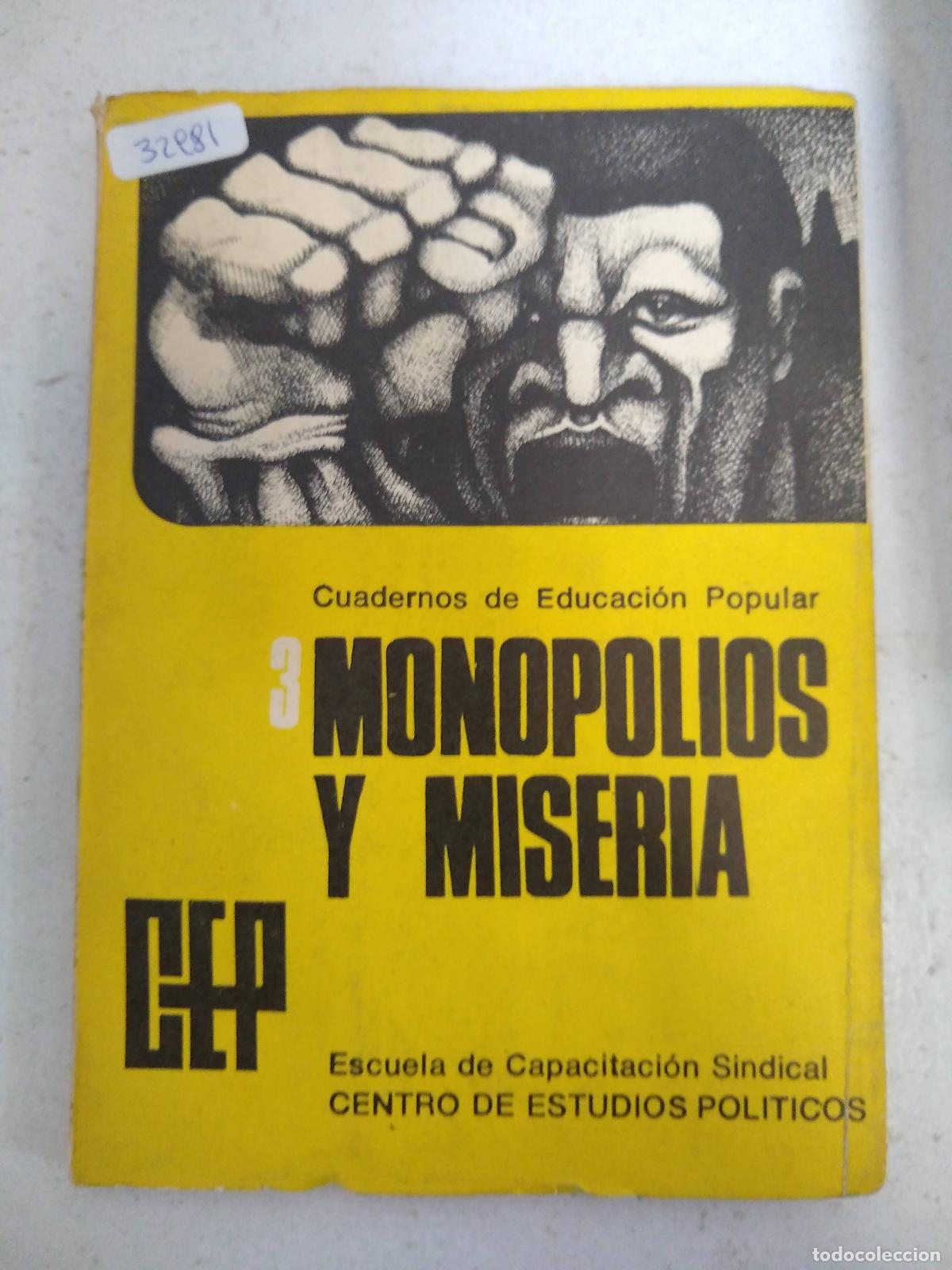 Livros em segunda m&atilde;o: Monopolios y miseria - Varios autores