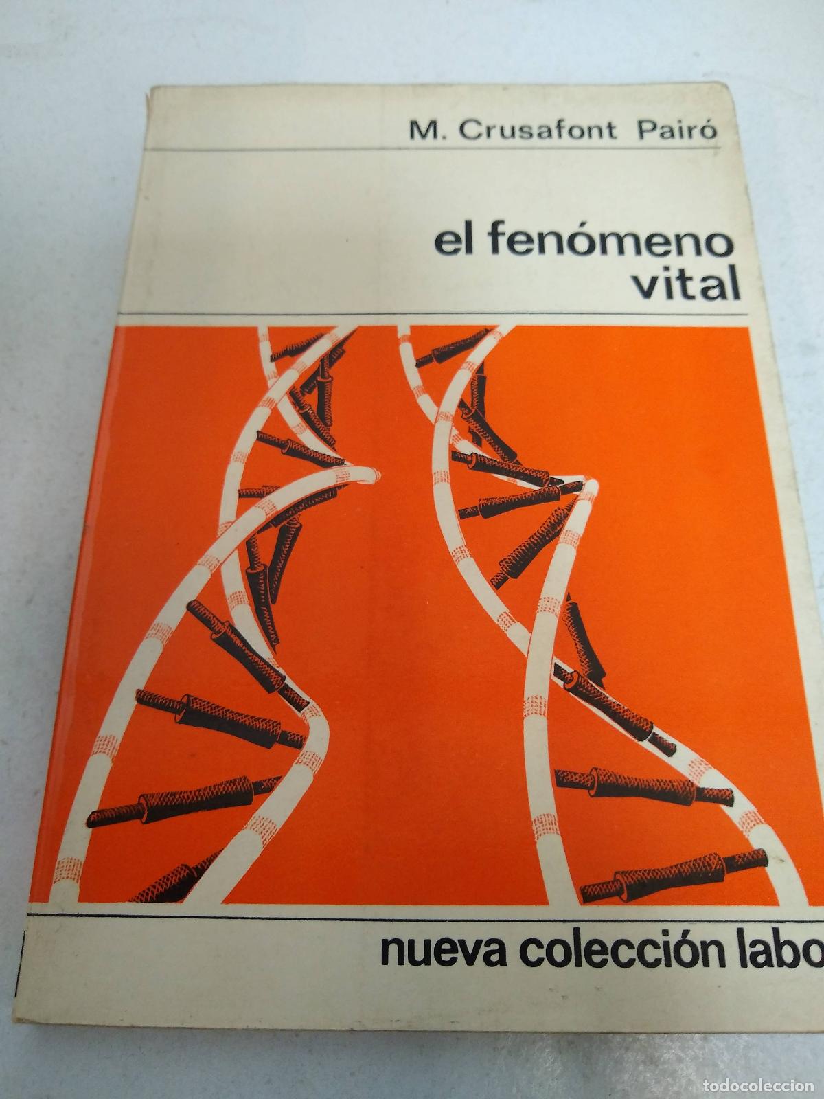 Libros: EL FENOMENO VITAL - CRUSAFONT PAIRO, M - Foto 1