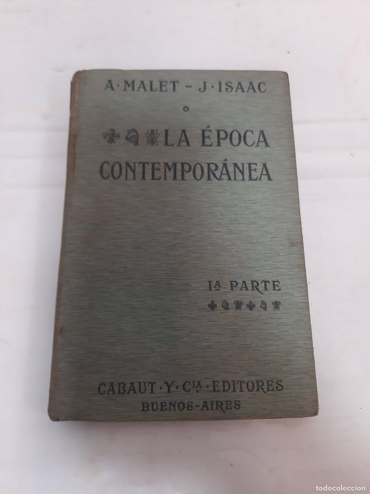books: La epoca contemporanea - Malet / Isaac