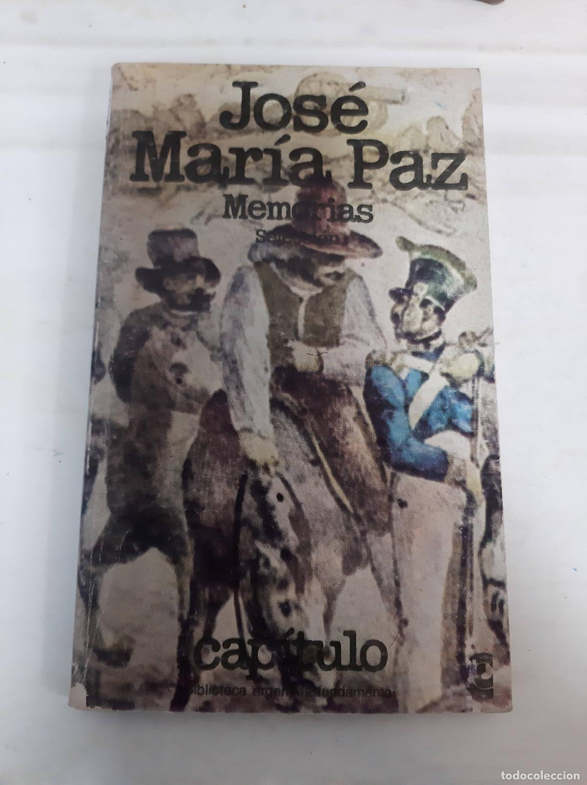 Libros: Memorias - Jos&eacute; Mar&iacute;a Paz - Foto 1