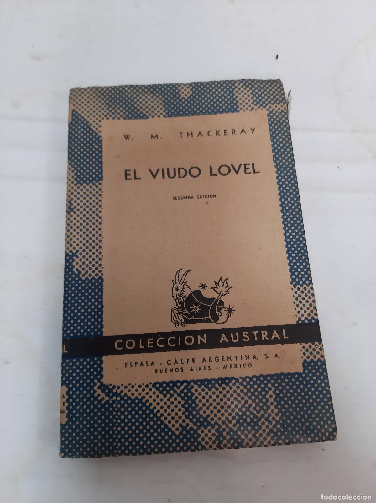 Libros: El Viudo Lovel. - Thackerey, W.M. - Foto 1