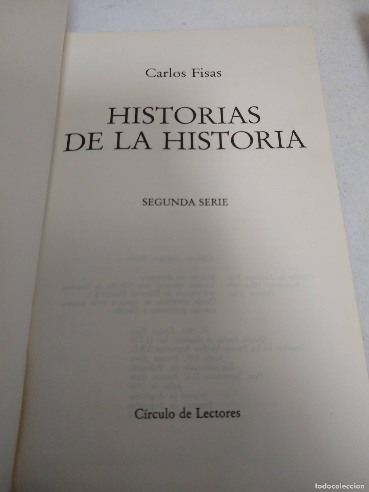 books: historias de las historia segunda serie carlos fisas - Carlos Fisas