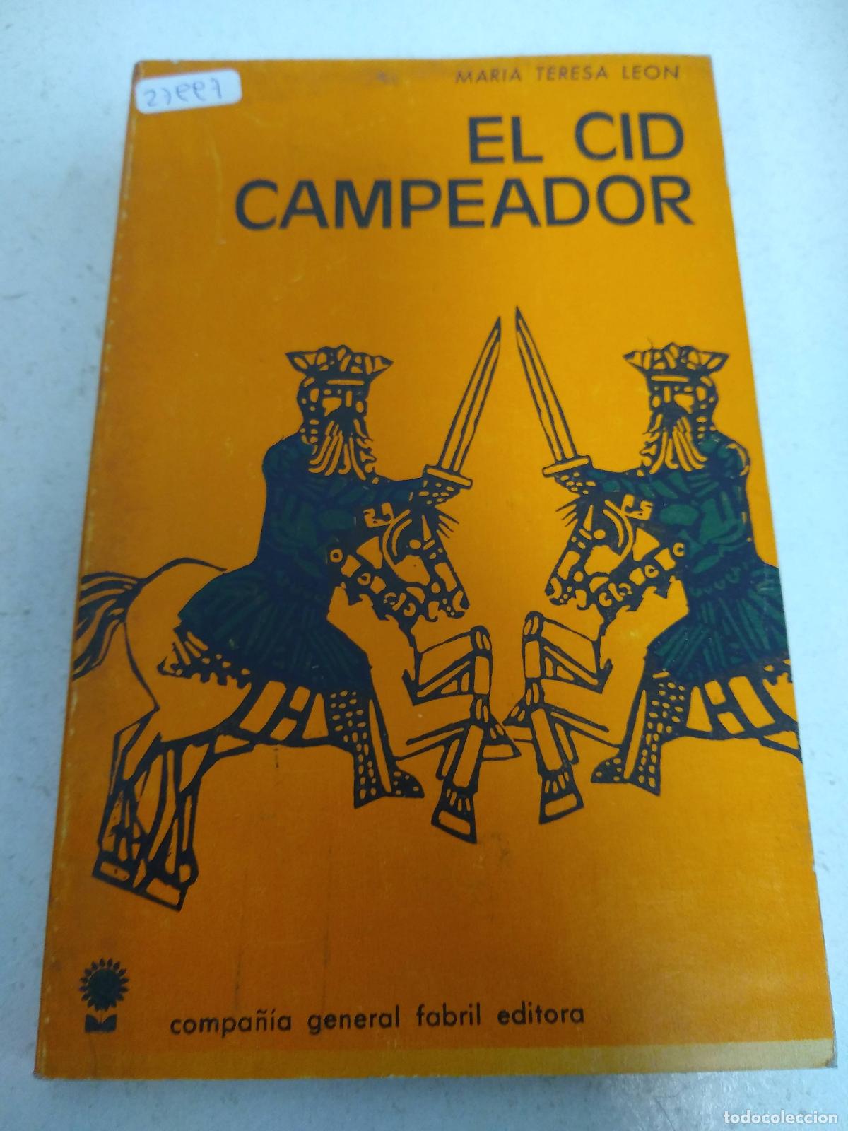 Libros: El cid campeador - Mar&iacute;a Teresa Le&oacute;n - Foto 1