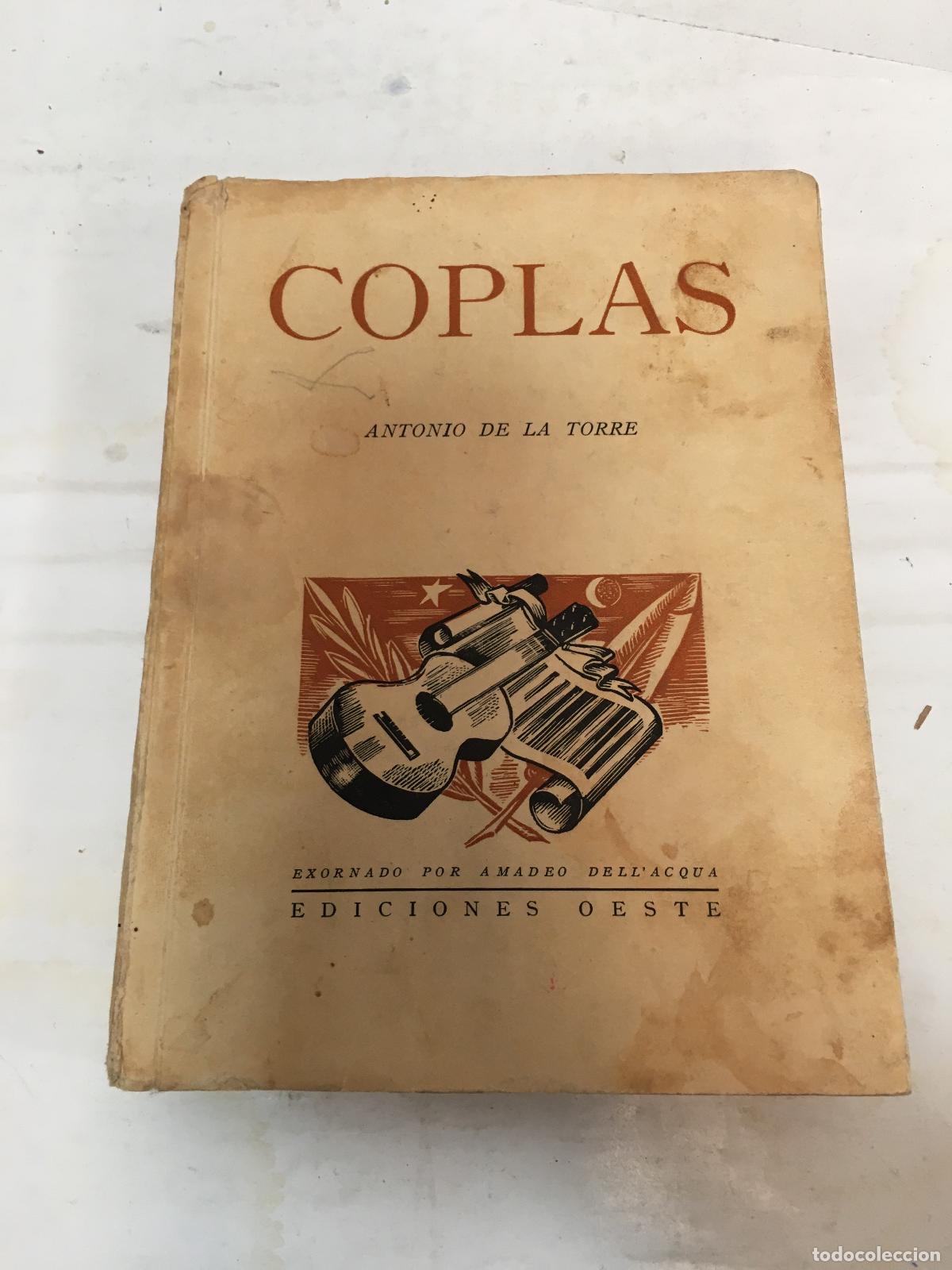 Libros: Coplas - Antonio de la Torre - Foto 1