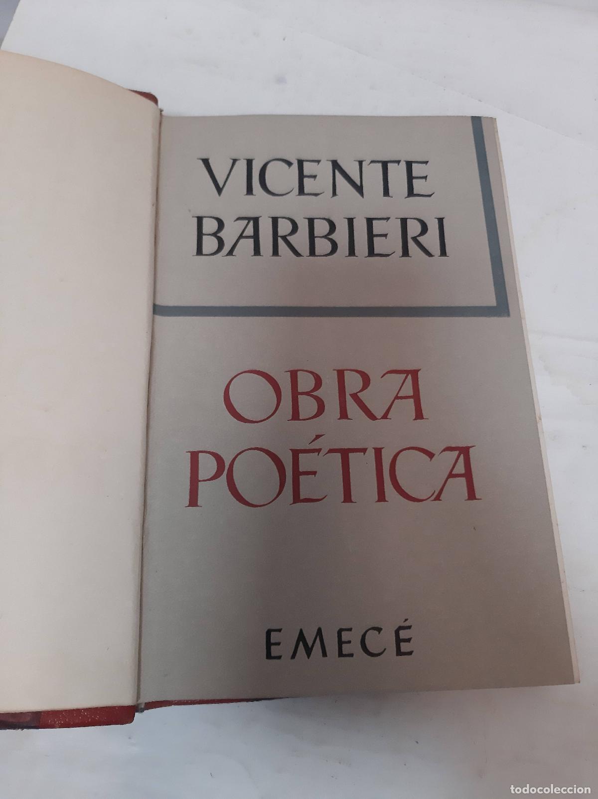 Libros: Obra po&eacute;tica - Vicente Barbieri - Foto 1
