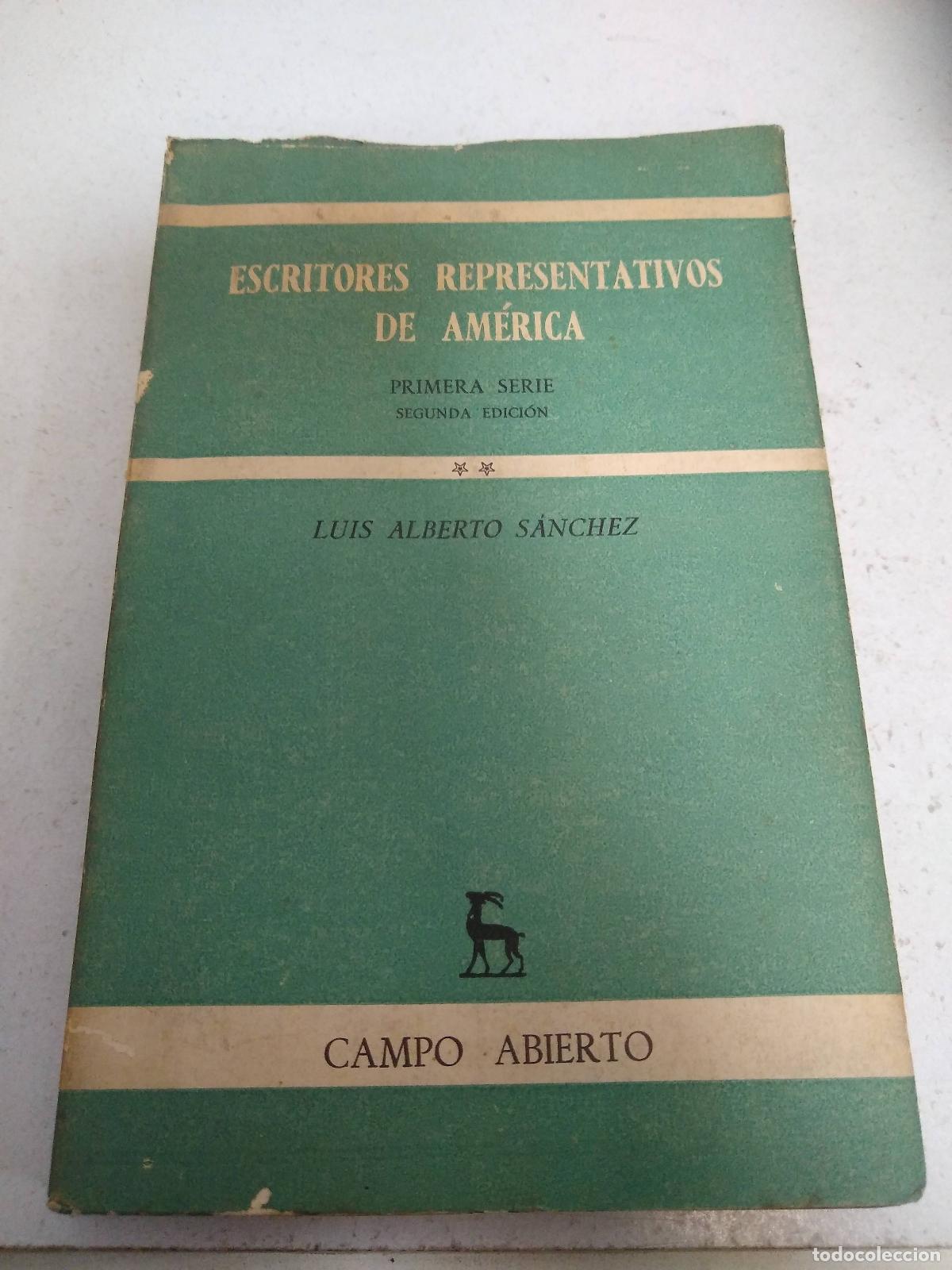Libros: escritores representativos de america - Luis Alberto Sanchez - Foto 1