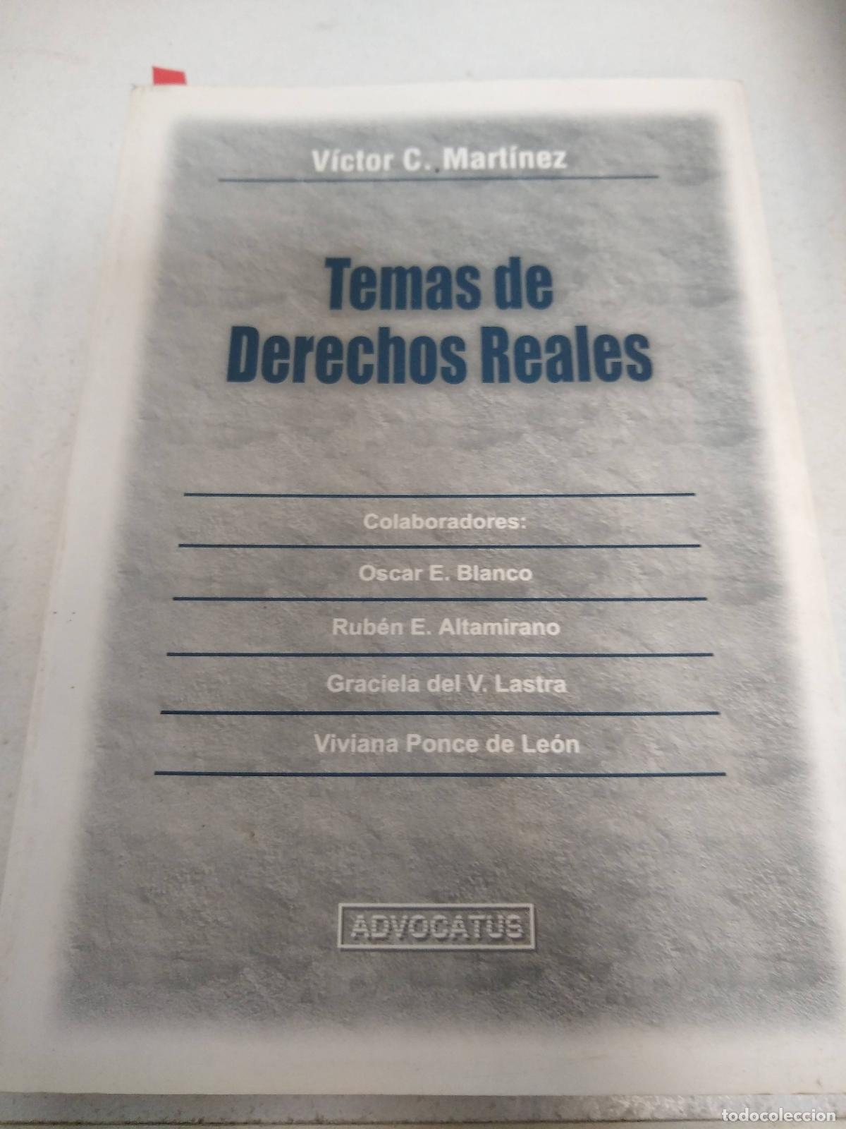 Libros: temas de derechos reales - Victor Martinez