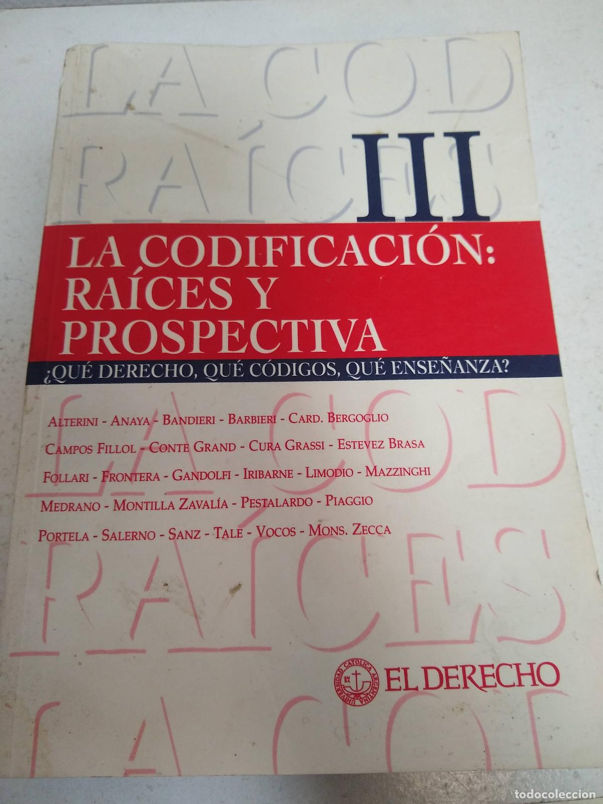 Libros: La codificaci&oacute;n: ra&iacute;ces y prospectiva III - Varios - Foto 1