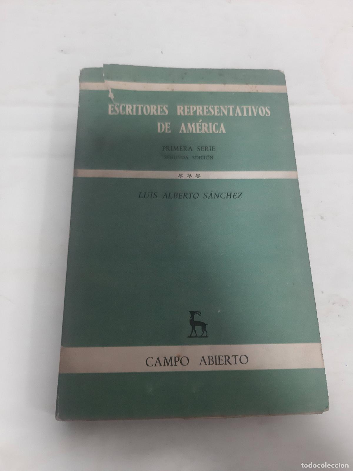 Libros: escritores representativos de america - Luis Alberto Sanchez - Foto 1