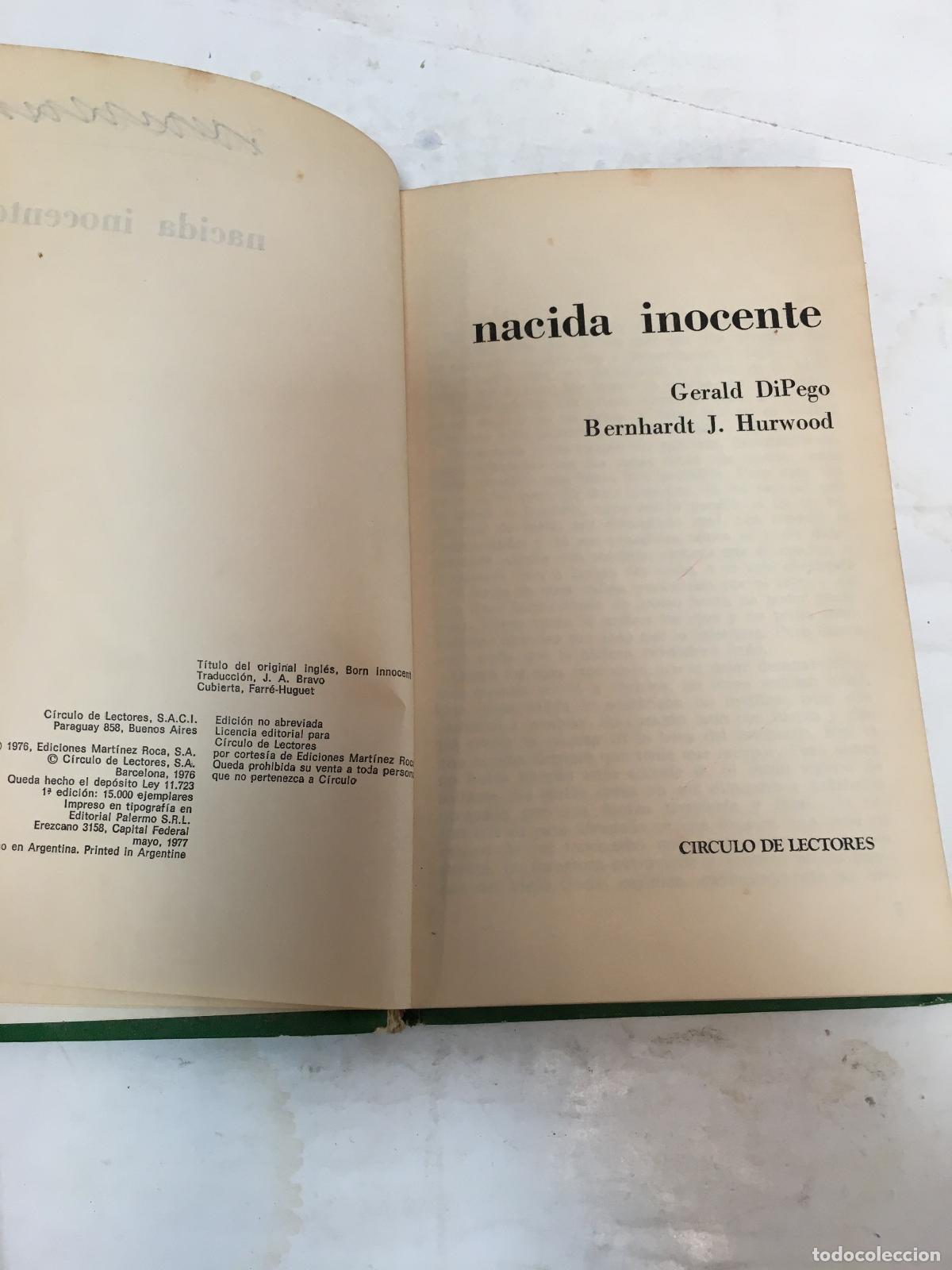 Libros: Nacida inocente - Gerald DiPego - Foto 1