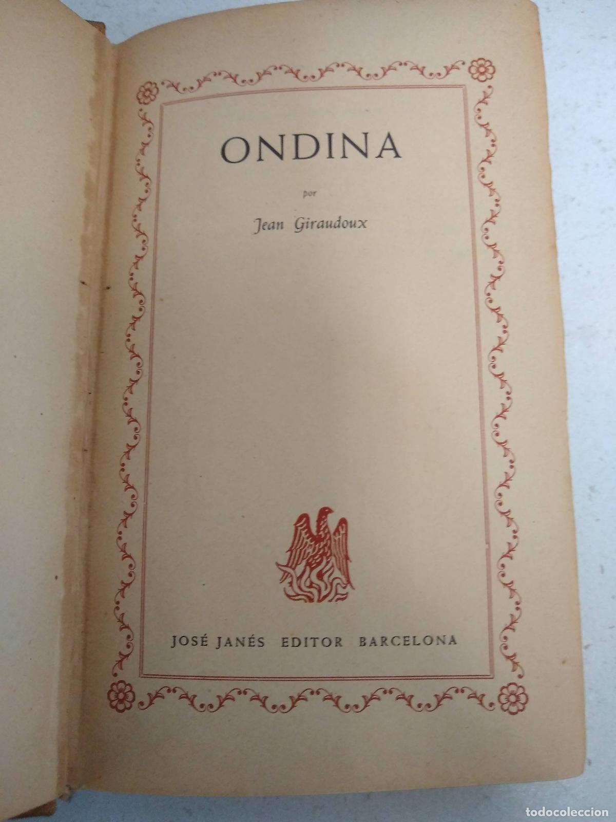 Libros: Ondina - Giraudoux, Jean: - Foto 1