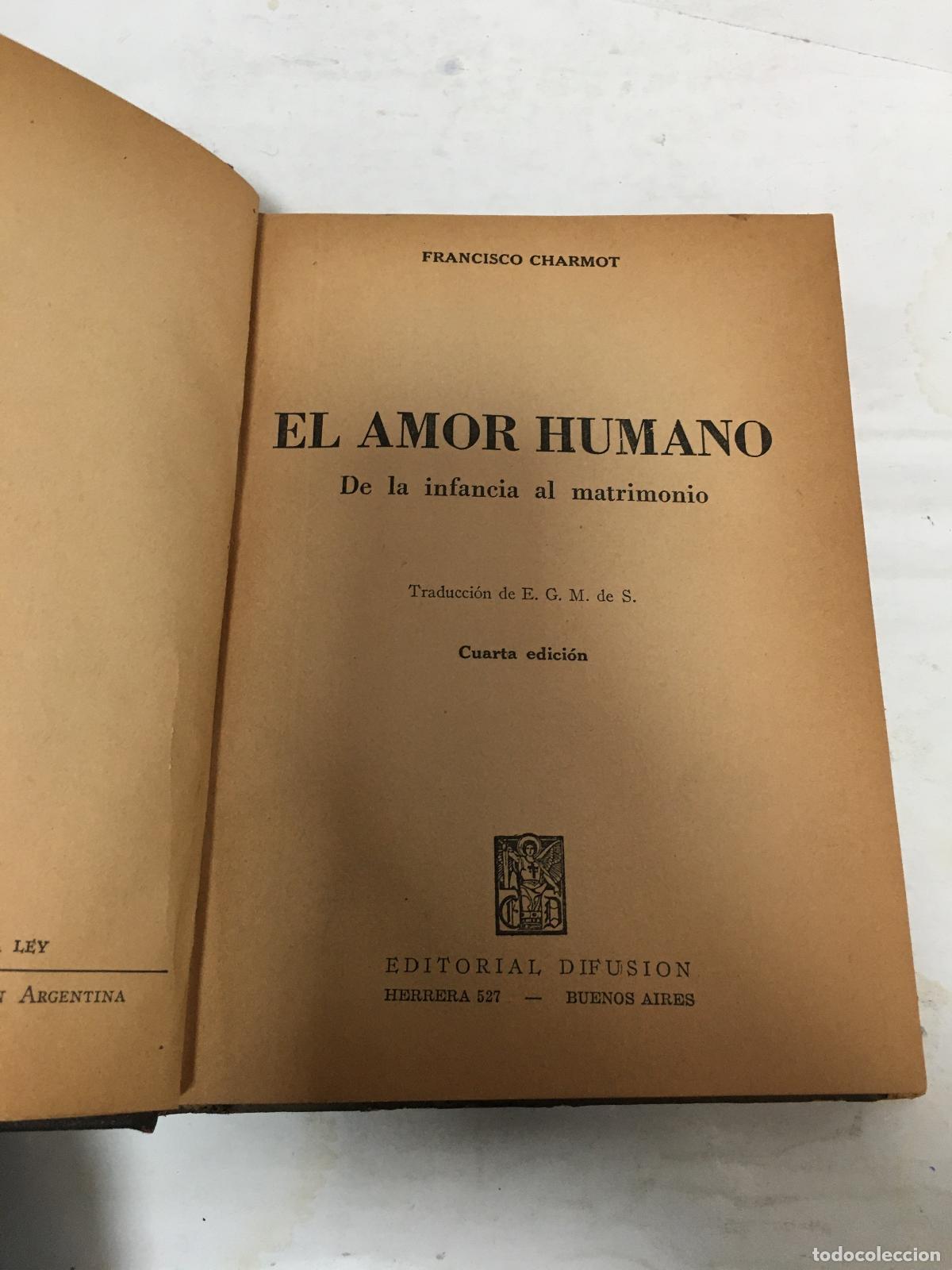 Libros: El amor humano - varios Autores - Foto 1