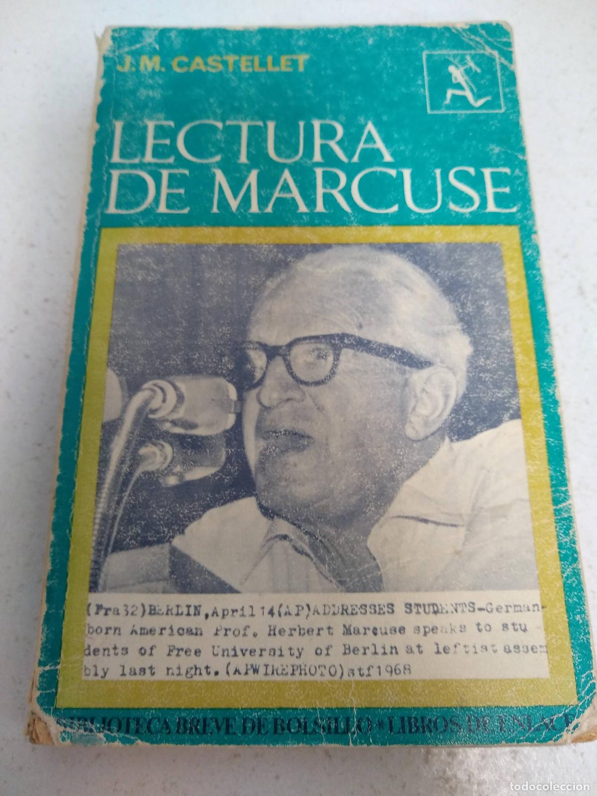 Libros: lectura de marcuse - Castellet, Josep Maria - Foto 1