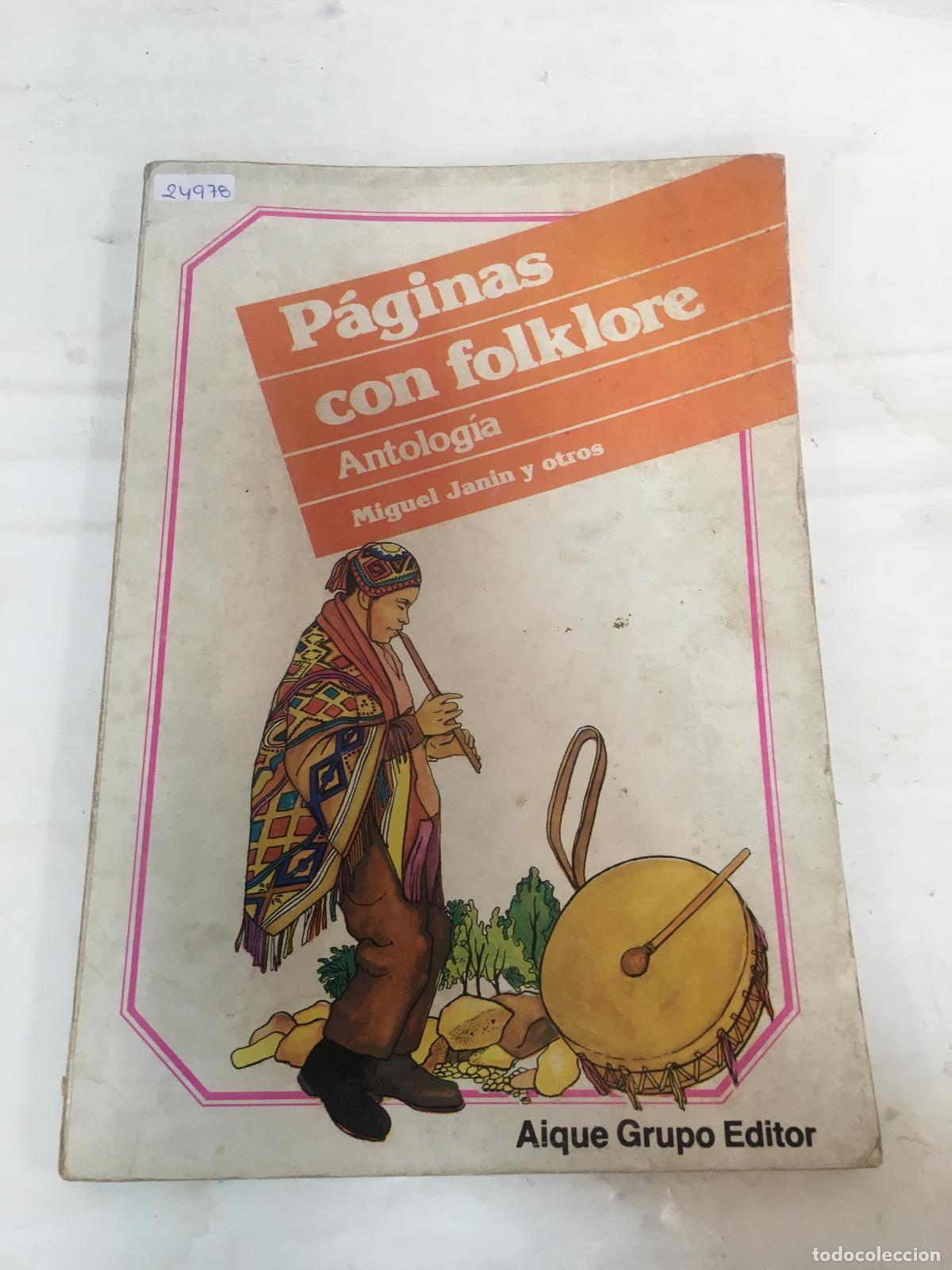 Libros: P&aacute;ginas con folklore - varios Autores - Foto 1