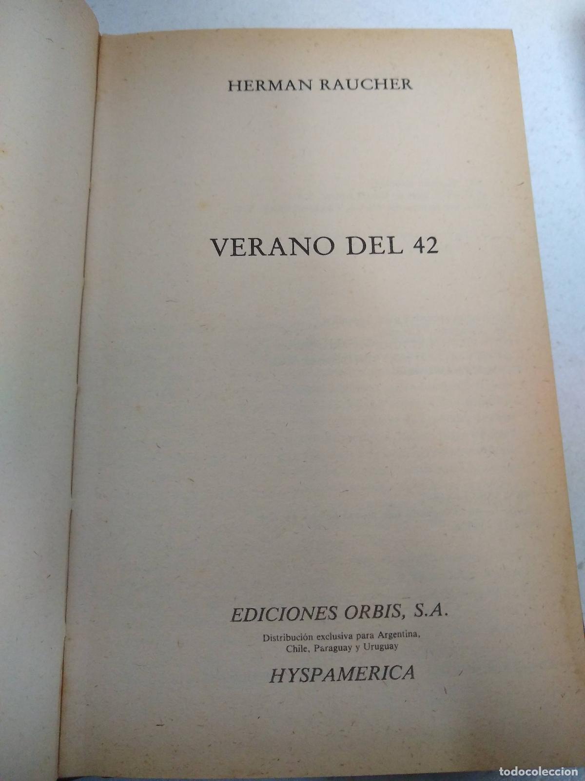 Libros: Verano del 42 - Herman Raucher - Foto 1