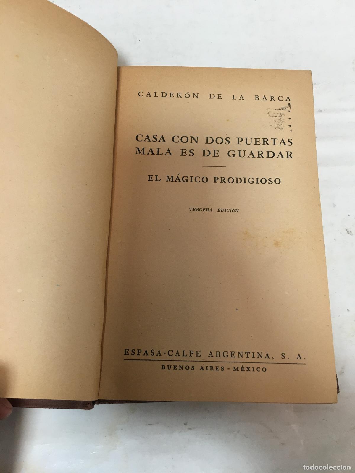 Libros: Casa con dos puertas mala es de guardar - Calderon de la barca - Foto 1