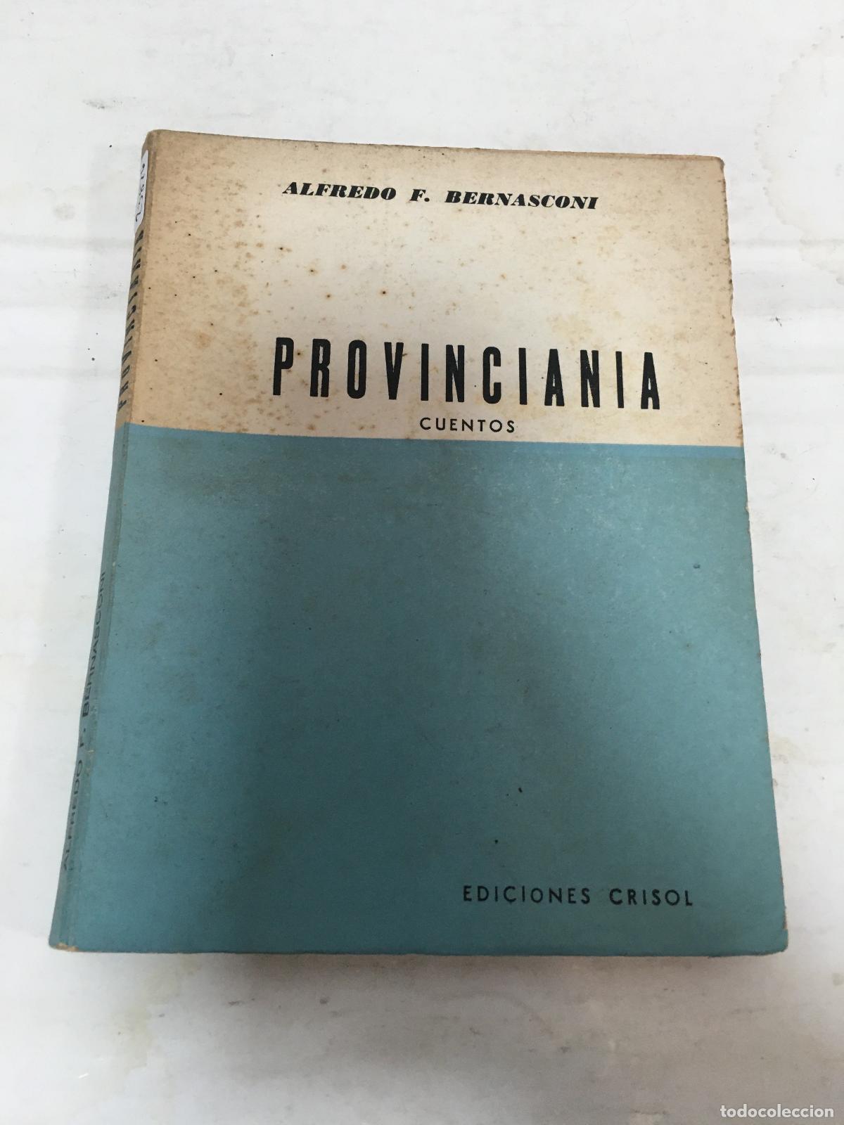 Libros: Provinciania - Alfredo Bernaconi - Foto 1