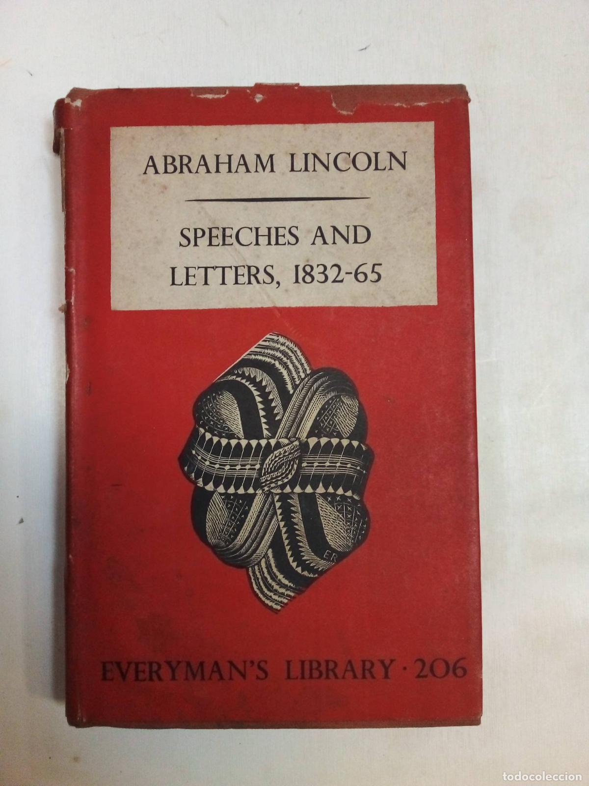 Libros: Speeches And Letters 1832-65 - Abraham Lincoln