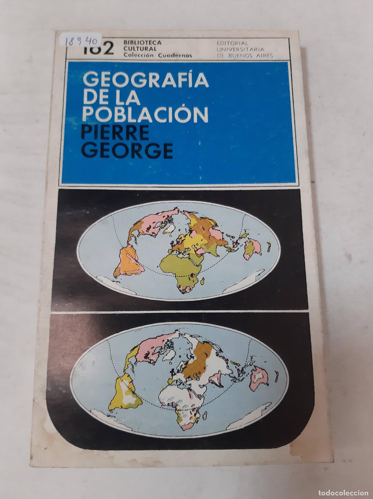 Libros: Geografia De La Poblacion - Pierre George - Foto 1