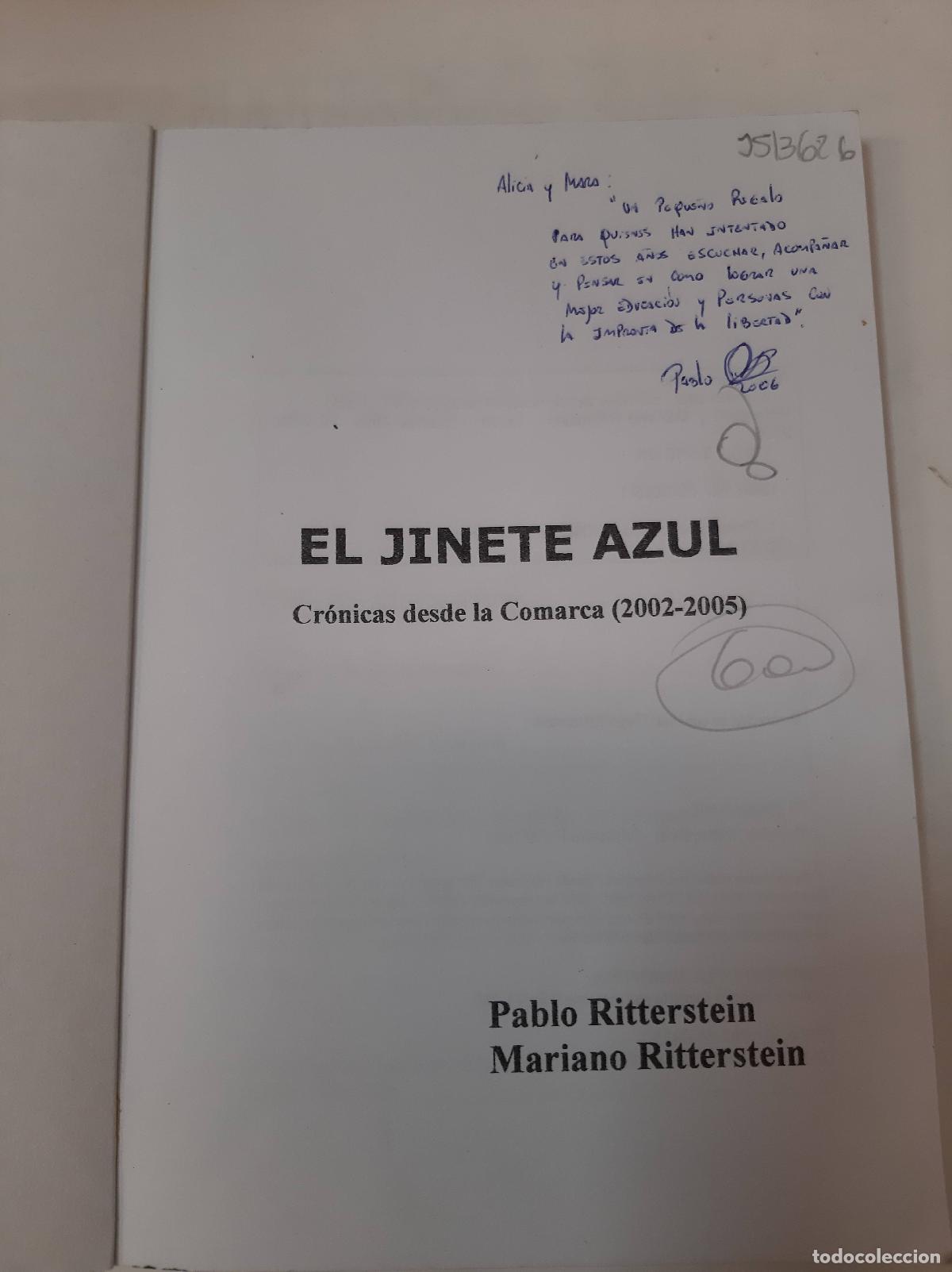 Libros: El Jinete Azul - Firmado por el autor - Pablo Ritterstein